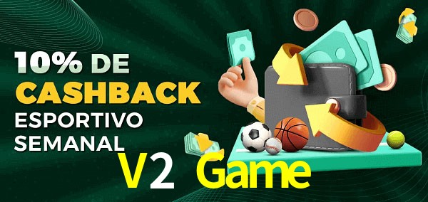 10% de bônus de cashback na V2 Game
